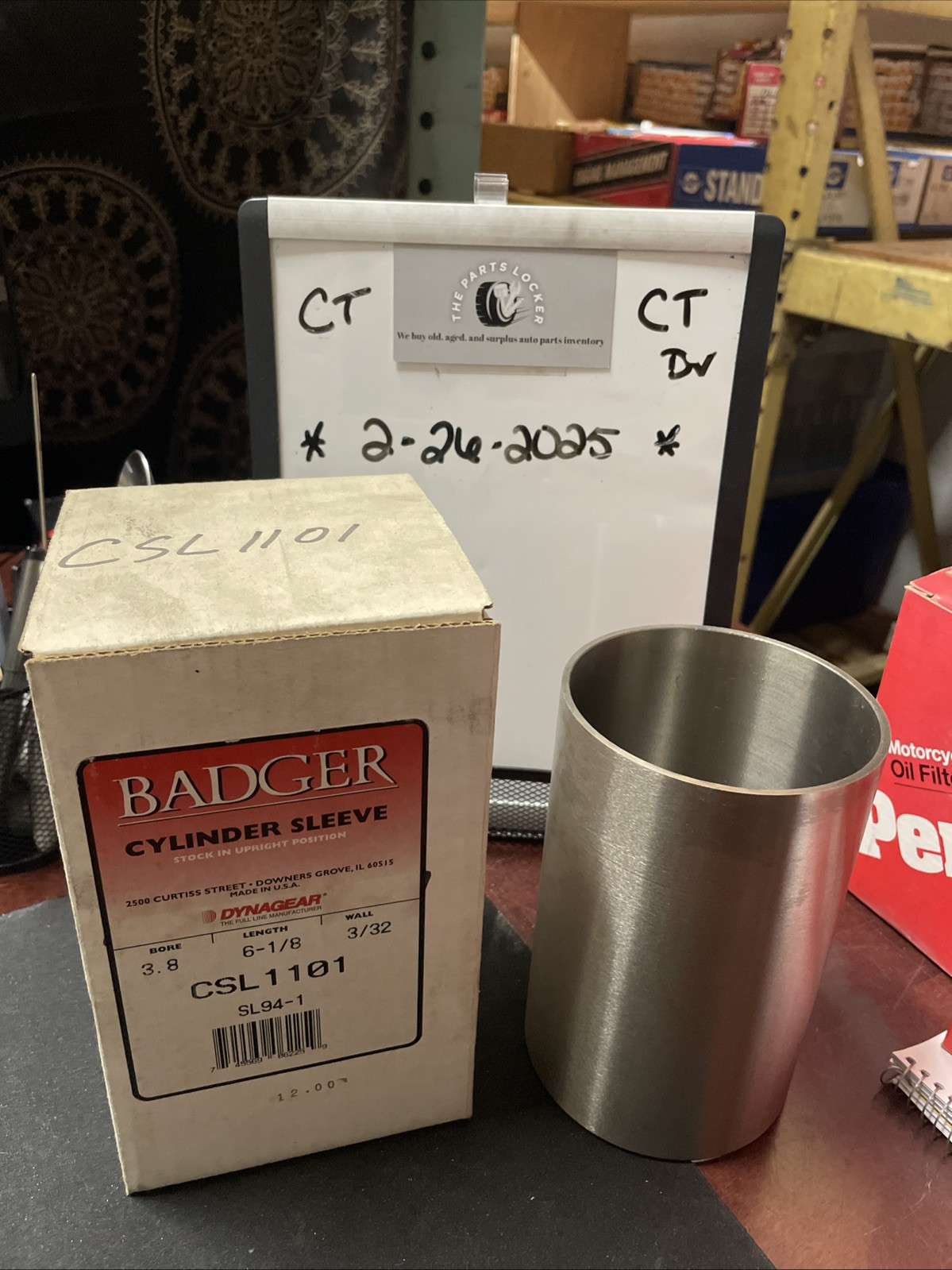 Badger Engine Cylinder Sleeve CSL1101