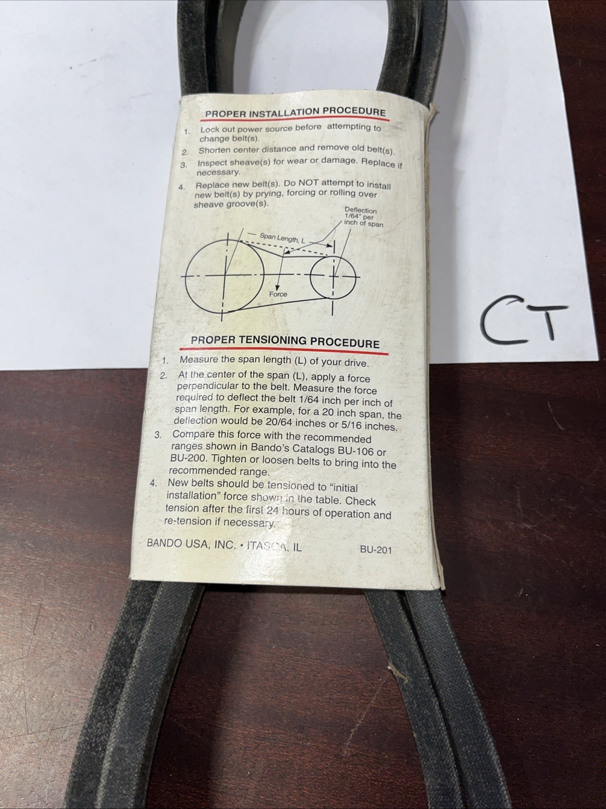 Bando V Belt 5l700 - Image 4