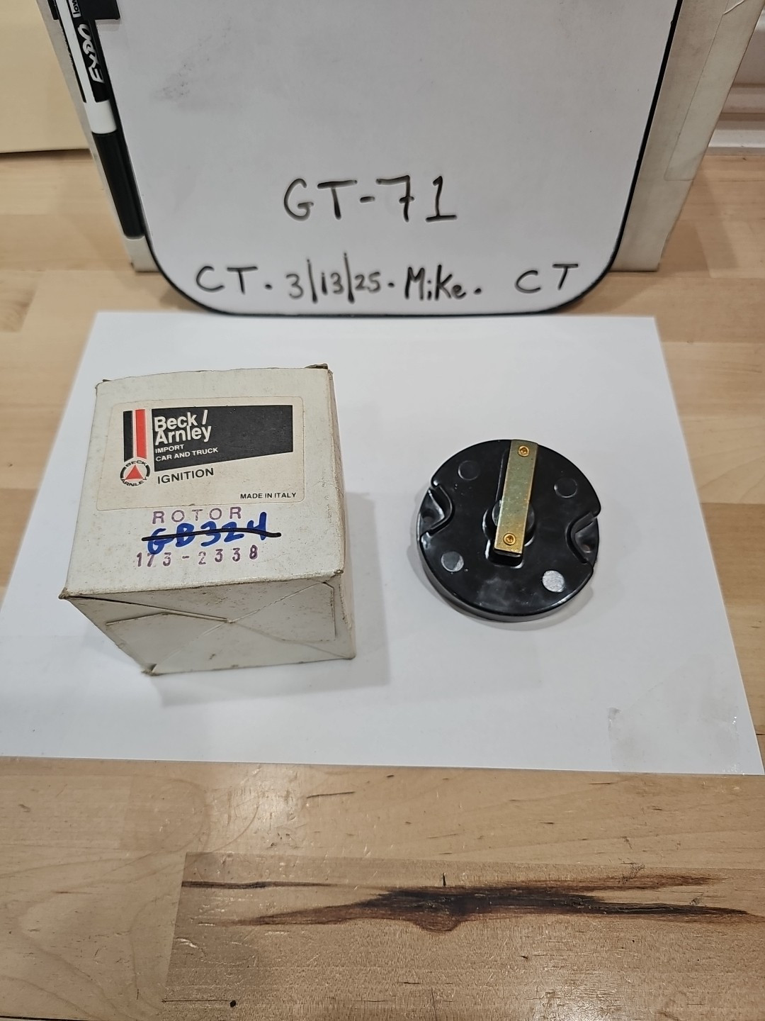 Beck Arnley 9911241, 173-2338 Distributor Rotor NOS