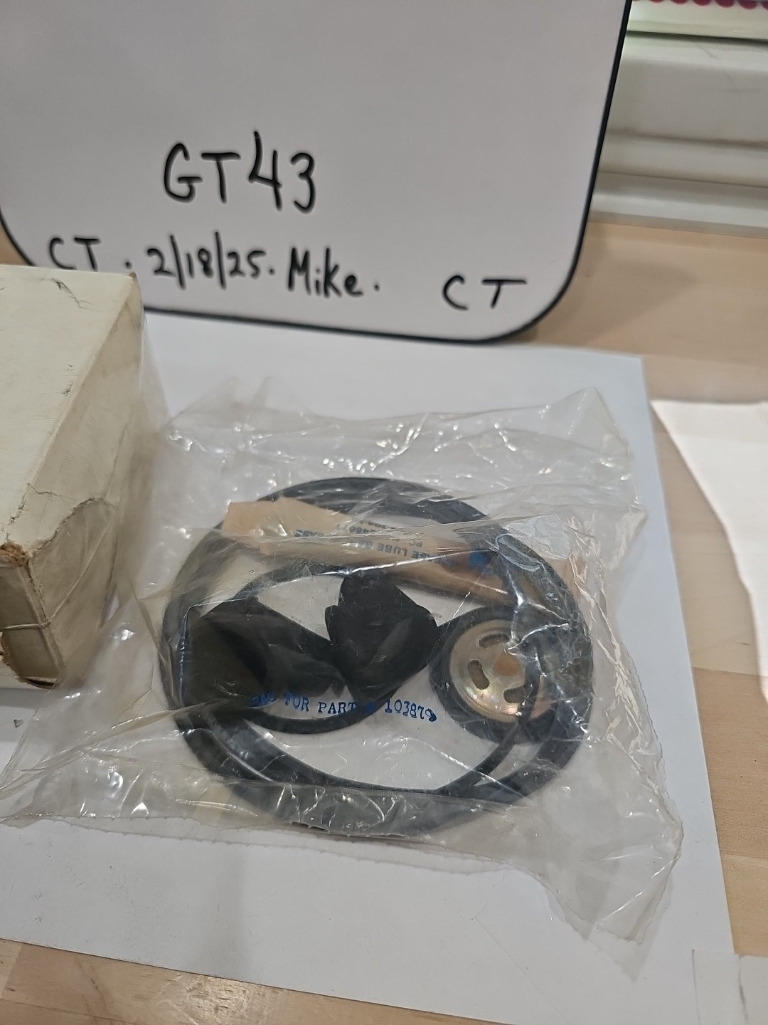 Bendix "AD4" Air Dryer Seal Kit 103879 NOS (M1791H) - Image 3