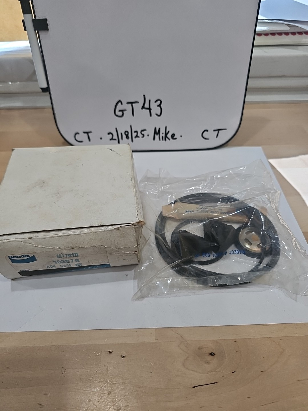 Bendix "AD4" Air Dryer Seal Kit 103879 NOS (M1791H)