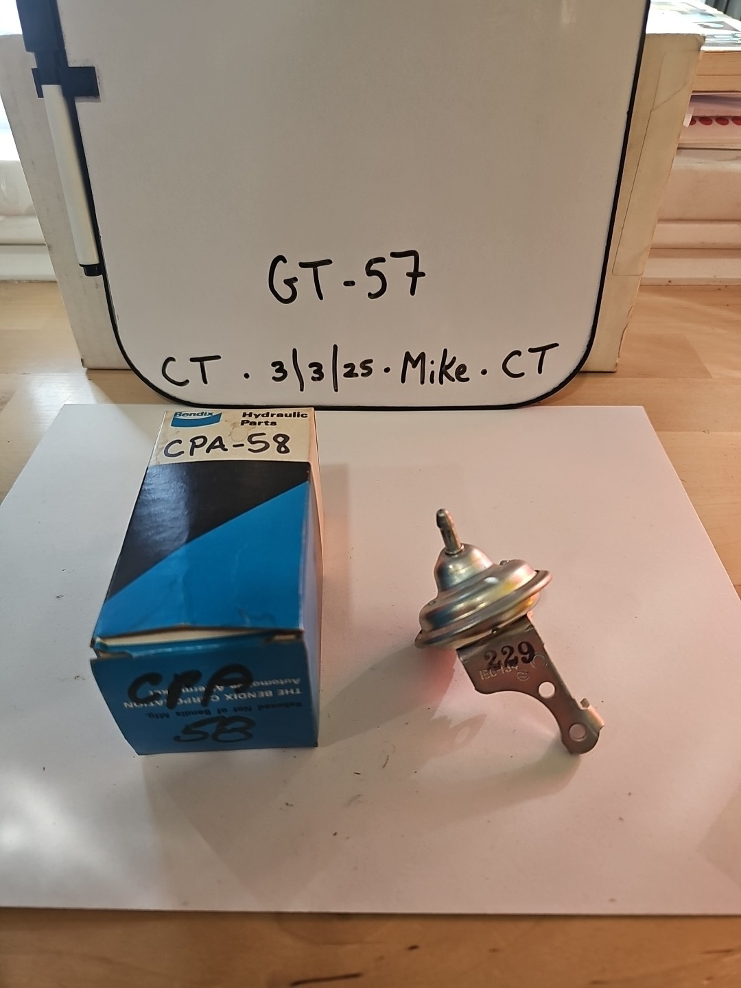 Bendix CPA58 Carburetor Choke Pull-Off Dodge Plymouth NOS