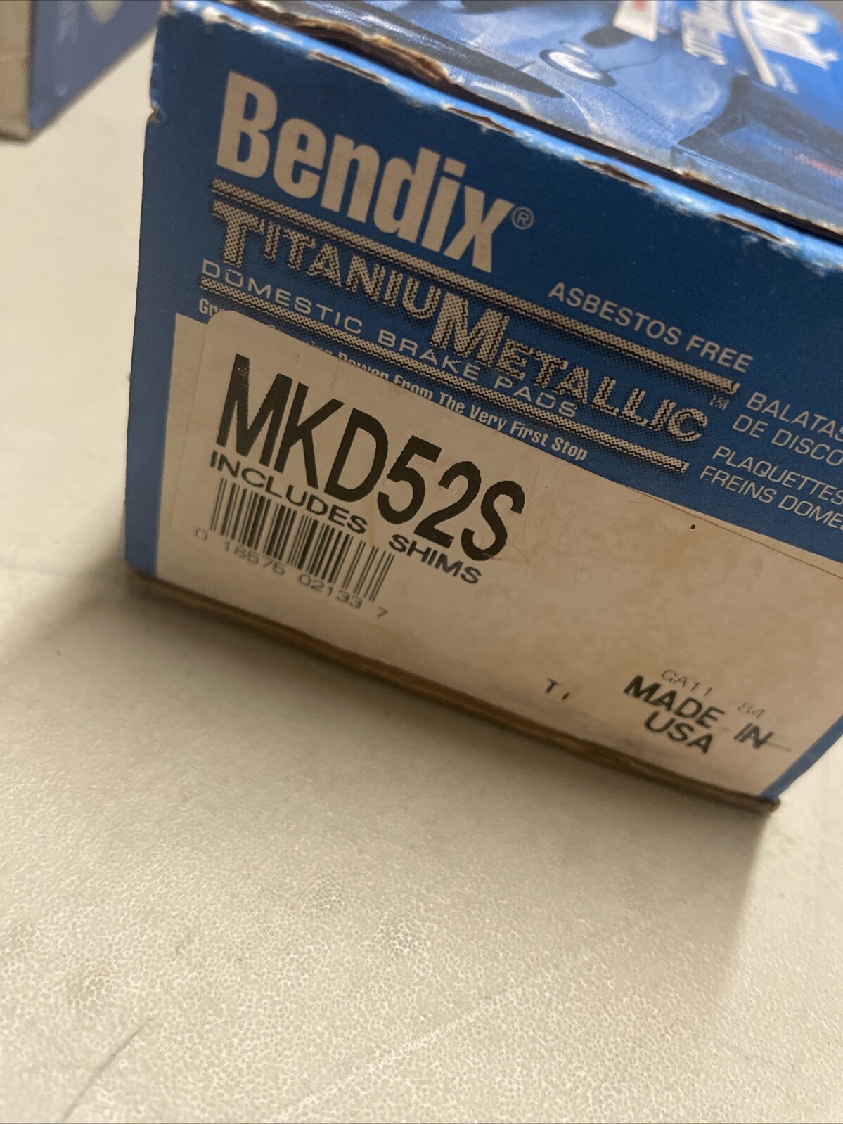 Bendix Titanium Metallic Brake Pad Set MKD52S - Image 3