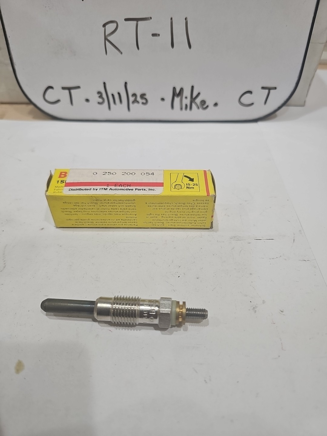 Bosch 0250200054 Diesel Glow Plug - Image 3