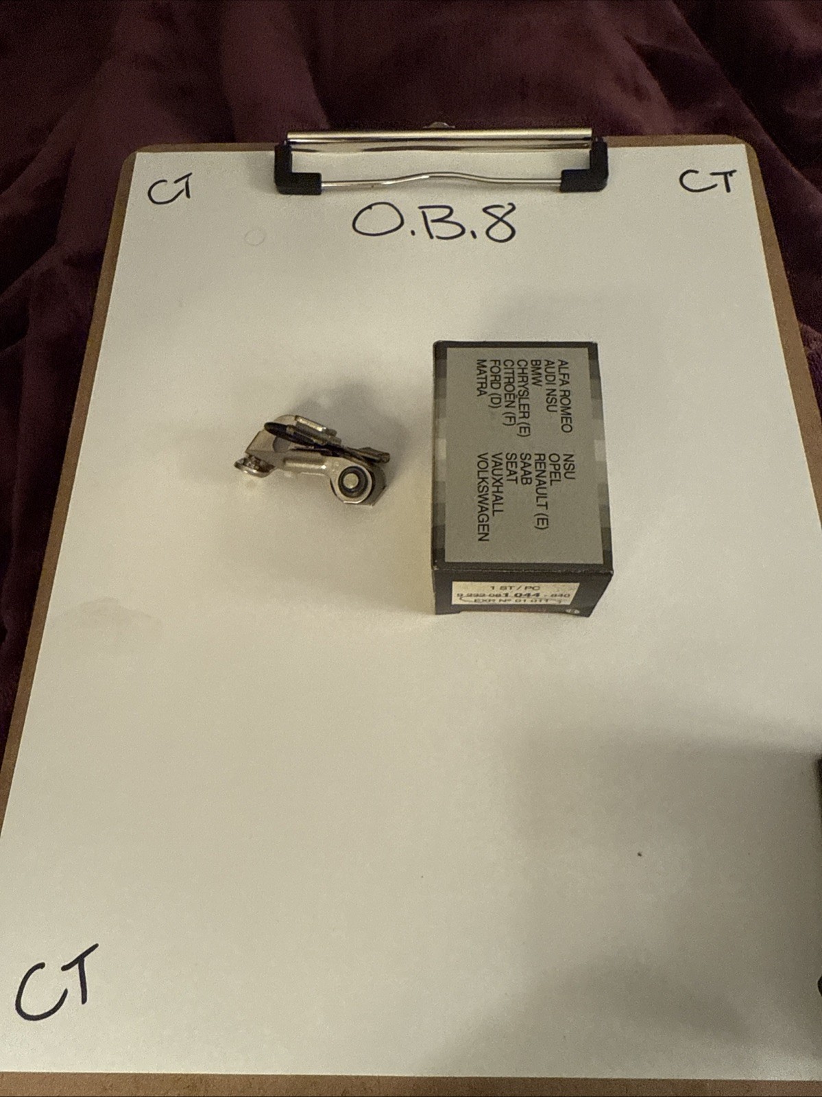 Bosch 9232081044 Distributor Ignition Points Contact 65-76 Porsche 1.6 1.7L 2.0L