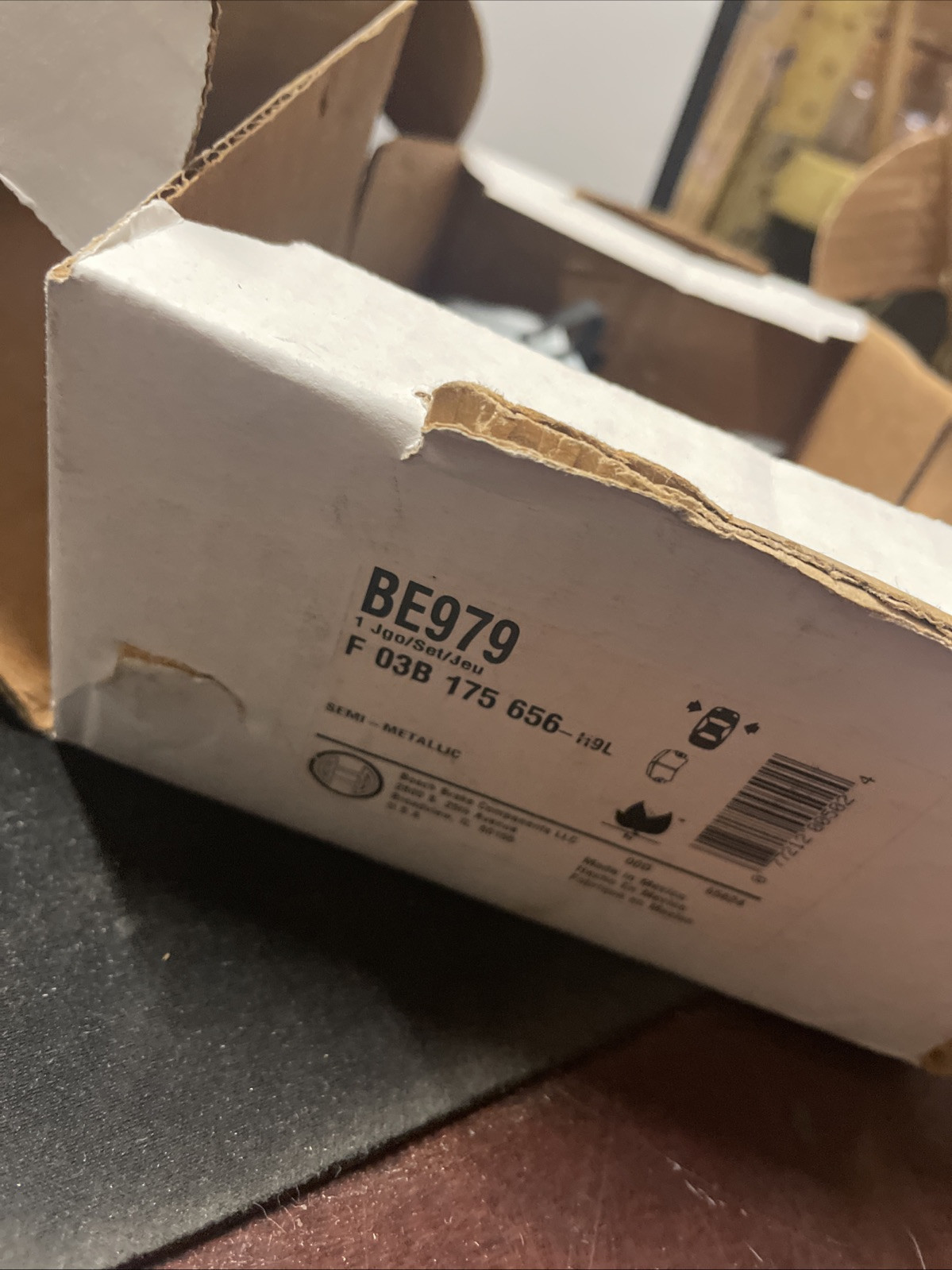 Bosch BE979 Front Disc Brake Pads - Image 3