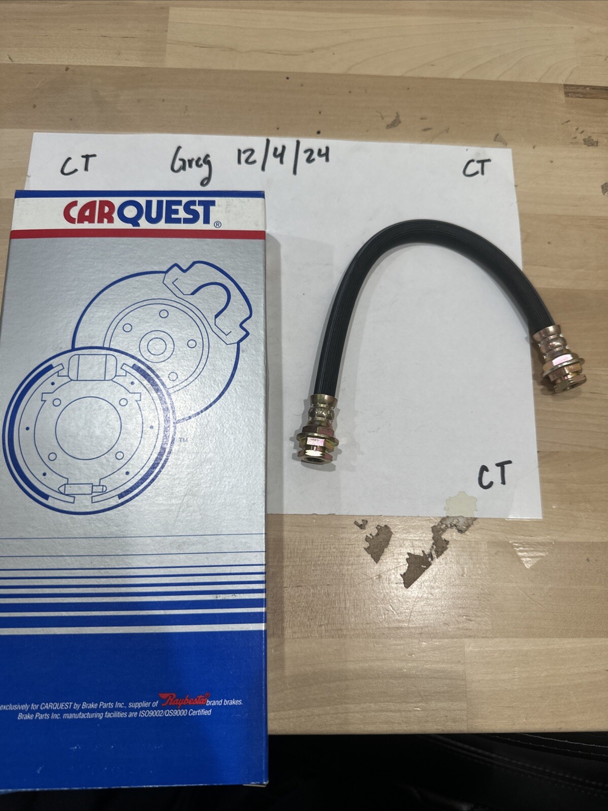 Brake Hydraulic Hose Carquest BHA38378