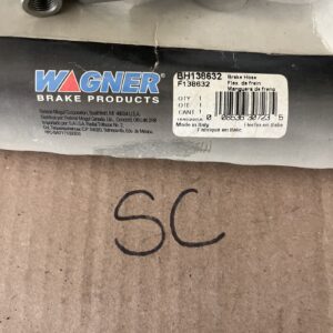 Brake Hydraulic Hose Wagner BH138632, F138632