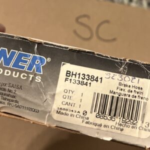 Brake Hydraulic Hose - Wagner Brake BH133841 / 94-04 Toyota NOS