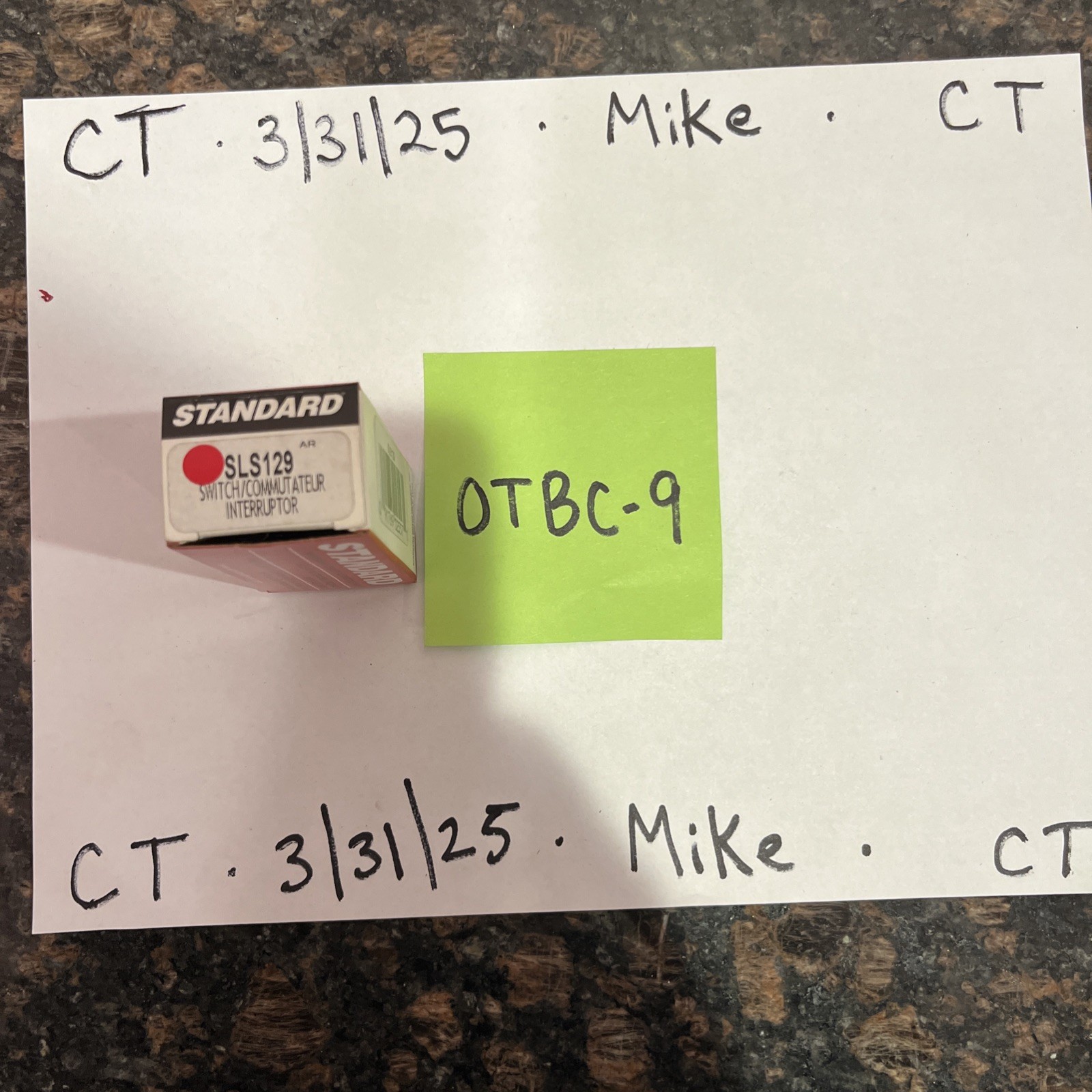 Brake Light Switch Standard SLS-129 - Image 4