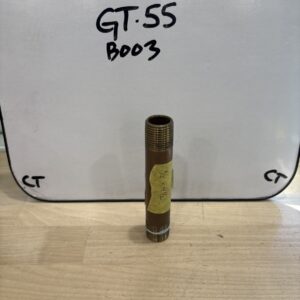 Brass Threaded Pipe Nipple 1/2 x 4.5” #40067