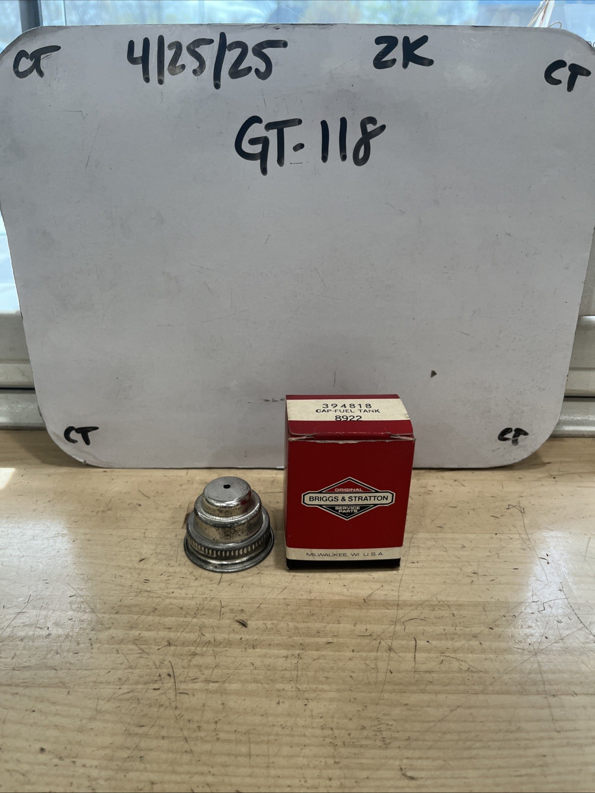 Briggs & Stratton 394818 Fuel Tank Cap
