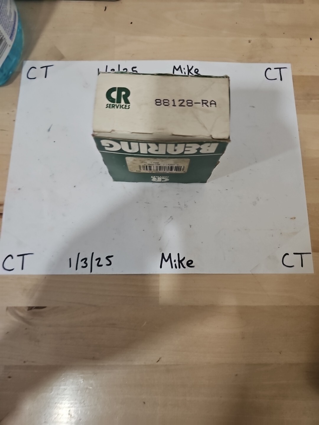 CR Services/Carquest 88128-RA Rear Wheel Bearing w/ Lock Ring 1 Per Order