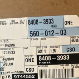 Cadillac GM OEM Right-Lwr Ctr Plr Trim 84083933