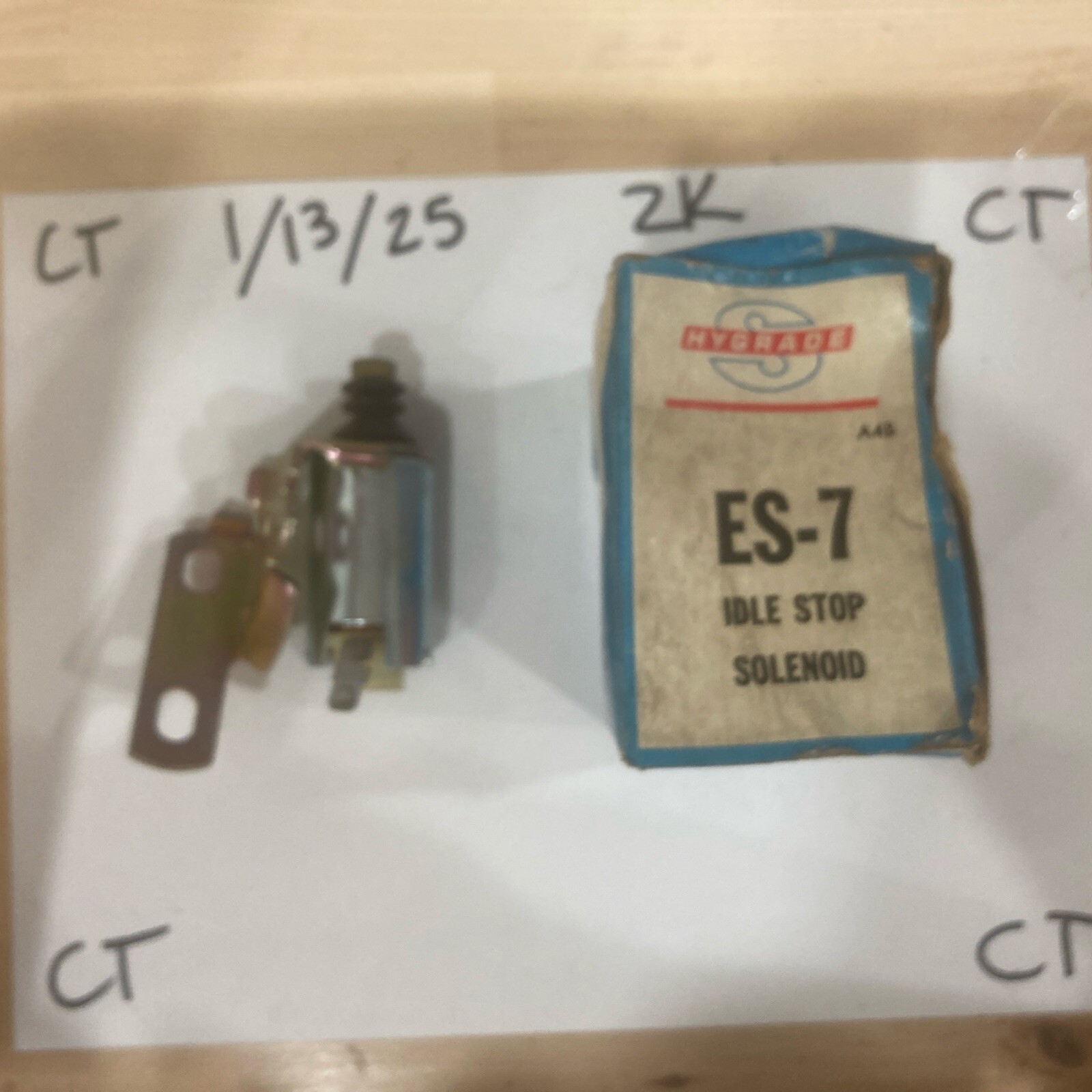 Carburetor Idle Stop Solenoid Hygrade ES-7 - Image 3