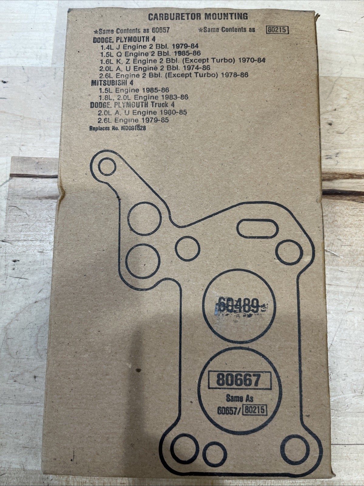 Carburetor Mounting Gasket Fel-Pro 60657 - Image 3