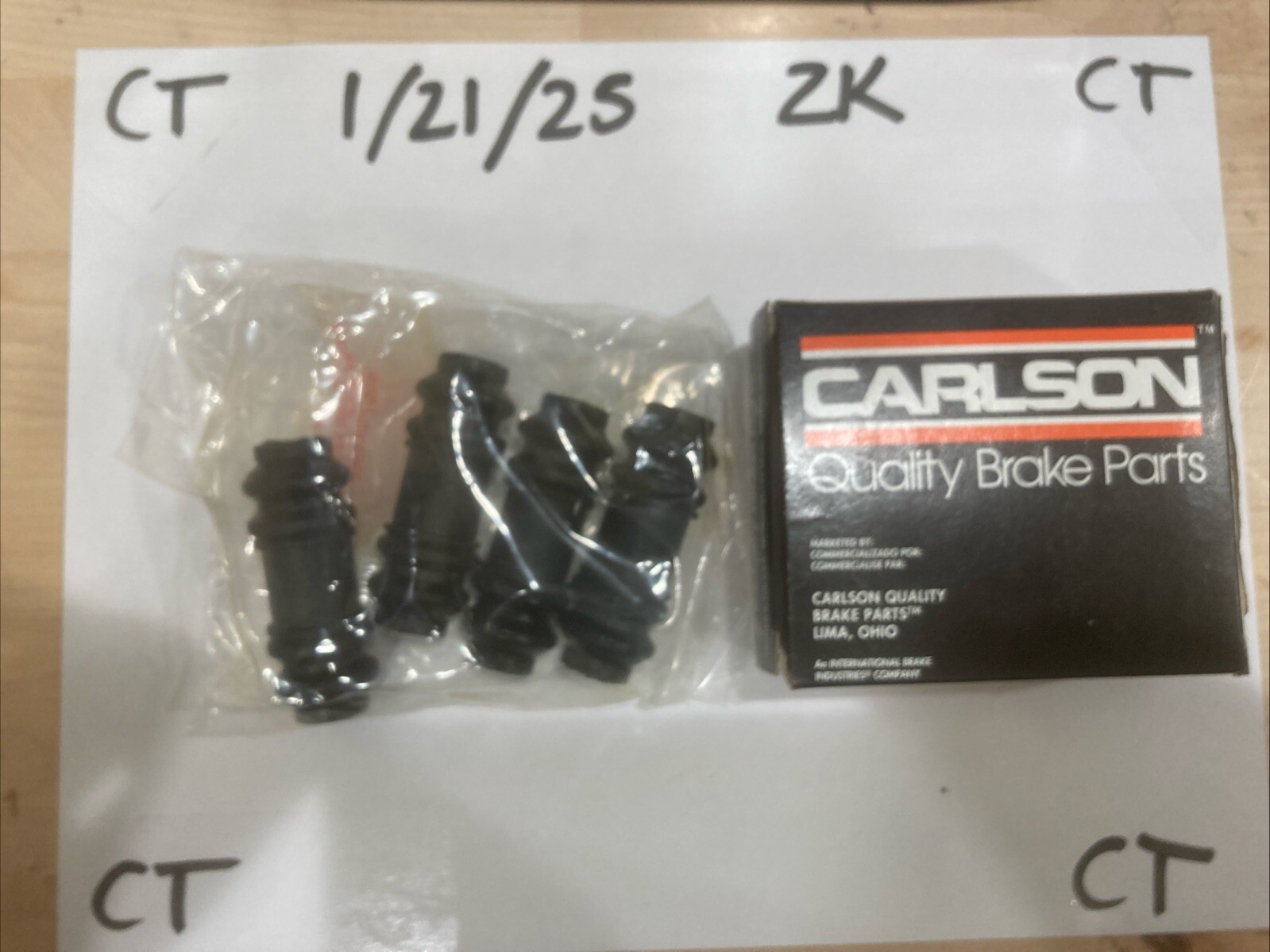 Carlson H5593 Disc Brake Hardware Kit