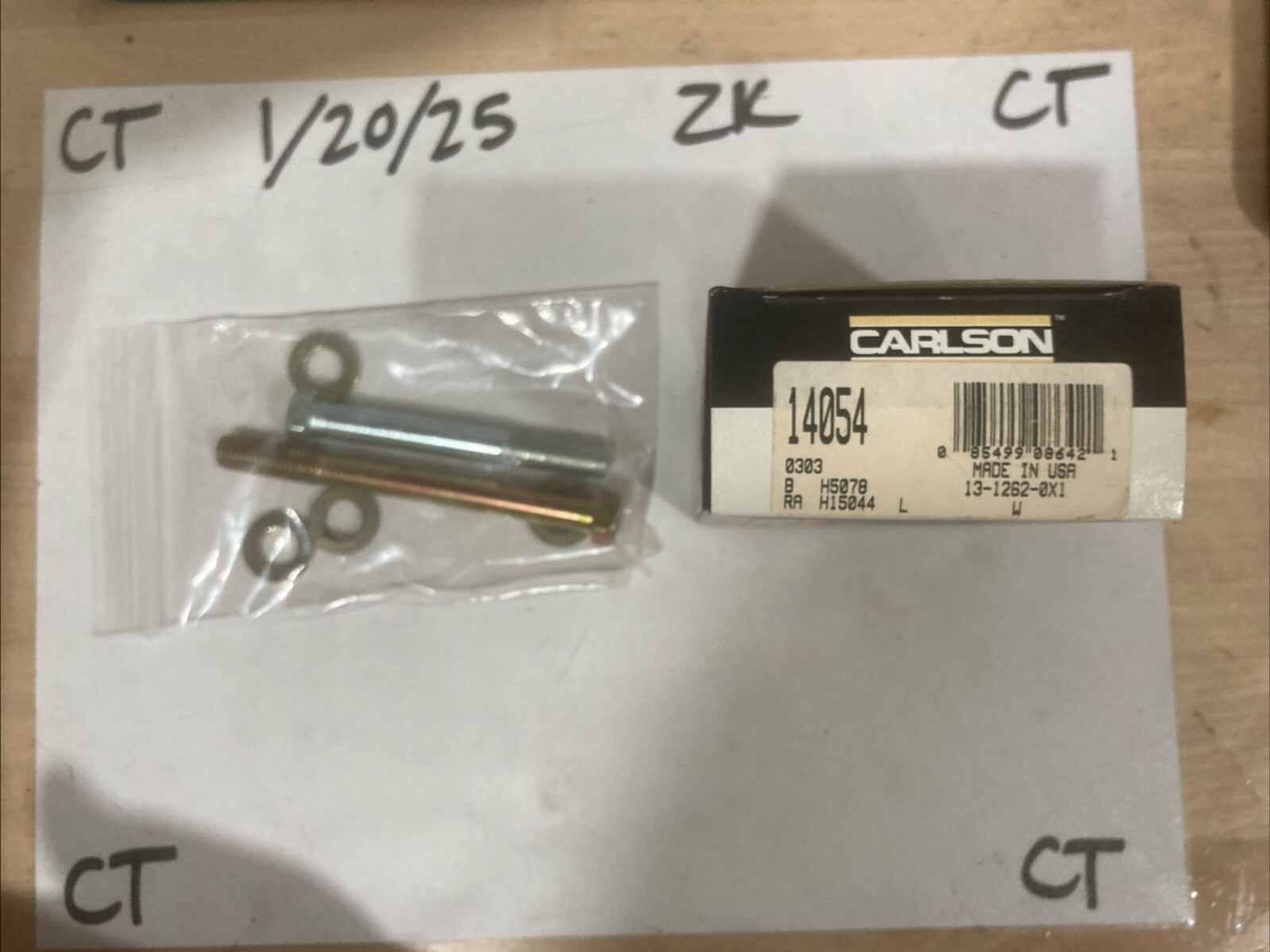 Carlson Quality Brake Parts 14054 Guide Pin Kit - Image 3