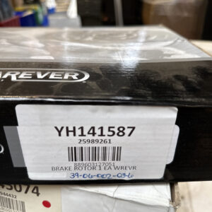 Carquest Wearever Premium Brake Rotor Fit 1990-98 Saab 9000 Part Number YH141587