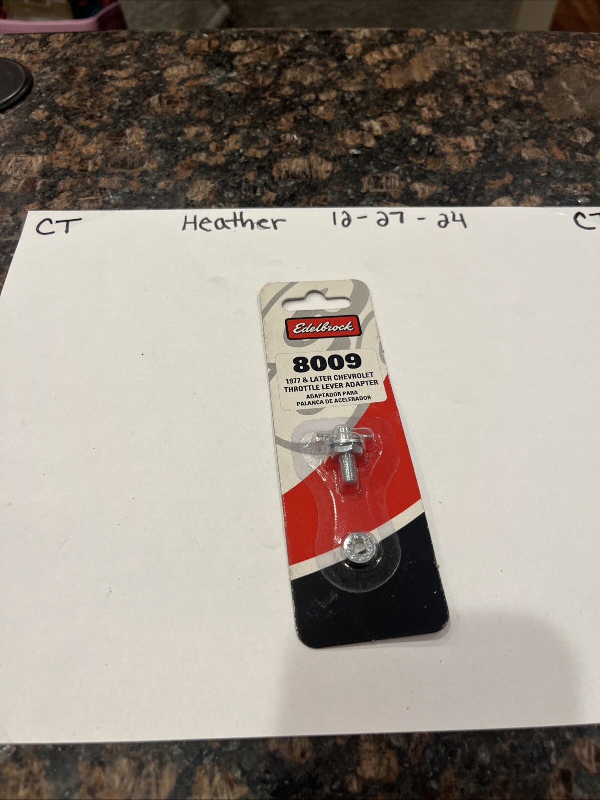 Chev/GM Throttle Cable Adapter Edelbrock #8009