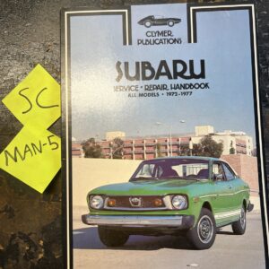 Clymer Publication Subaru Manual Car Manual Service Book (1972-1977)