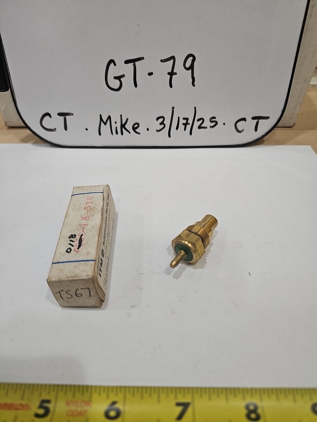 Coolant Temp Sensor 0118-18-510 / Standard TS67