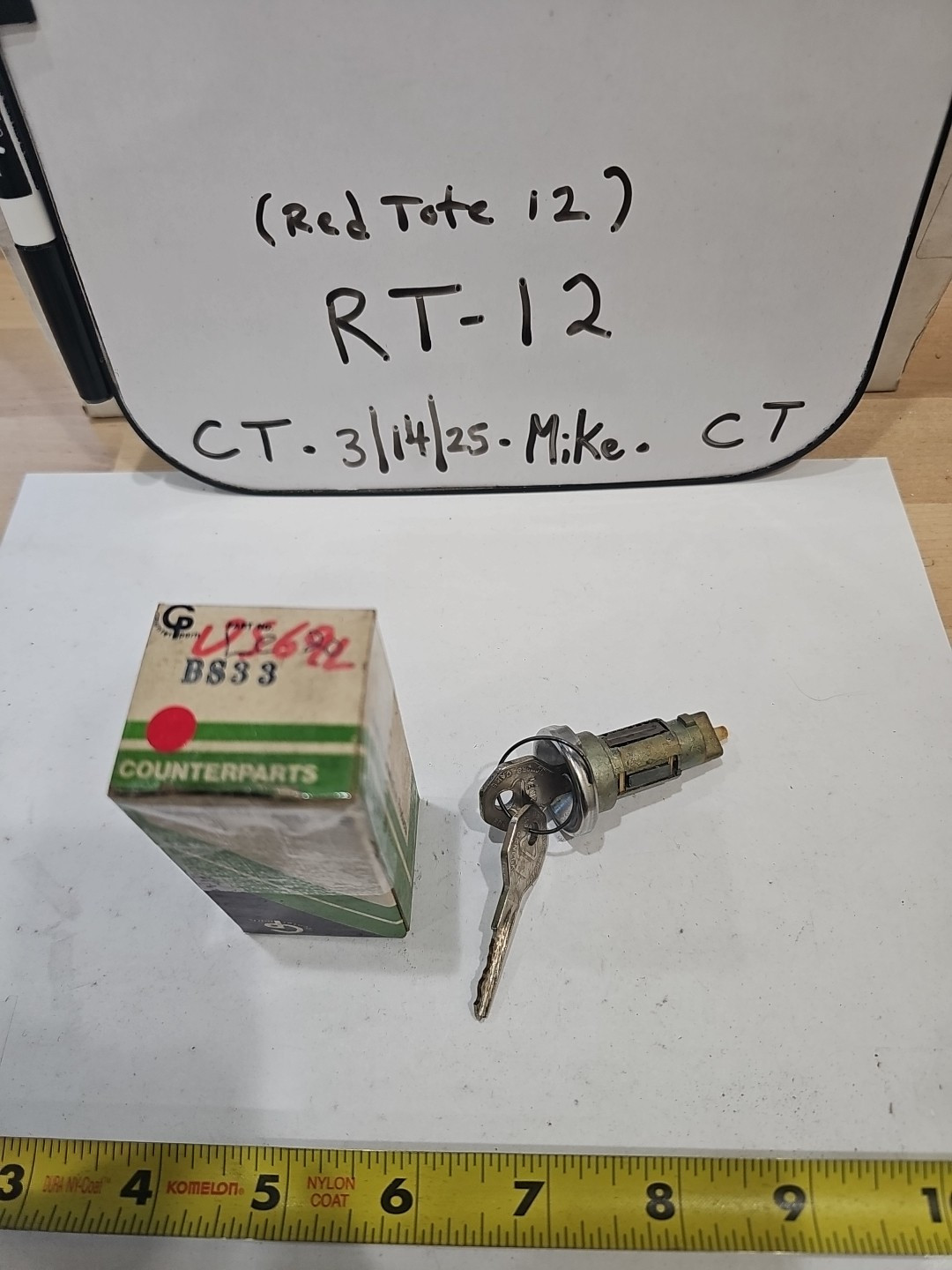 Counterparts BS33 / Standard US-69L / LC20 For Chevy cylinder w keys - Image 3