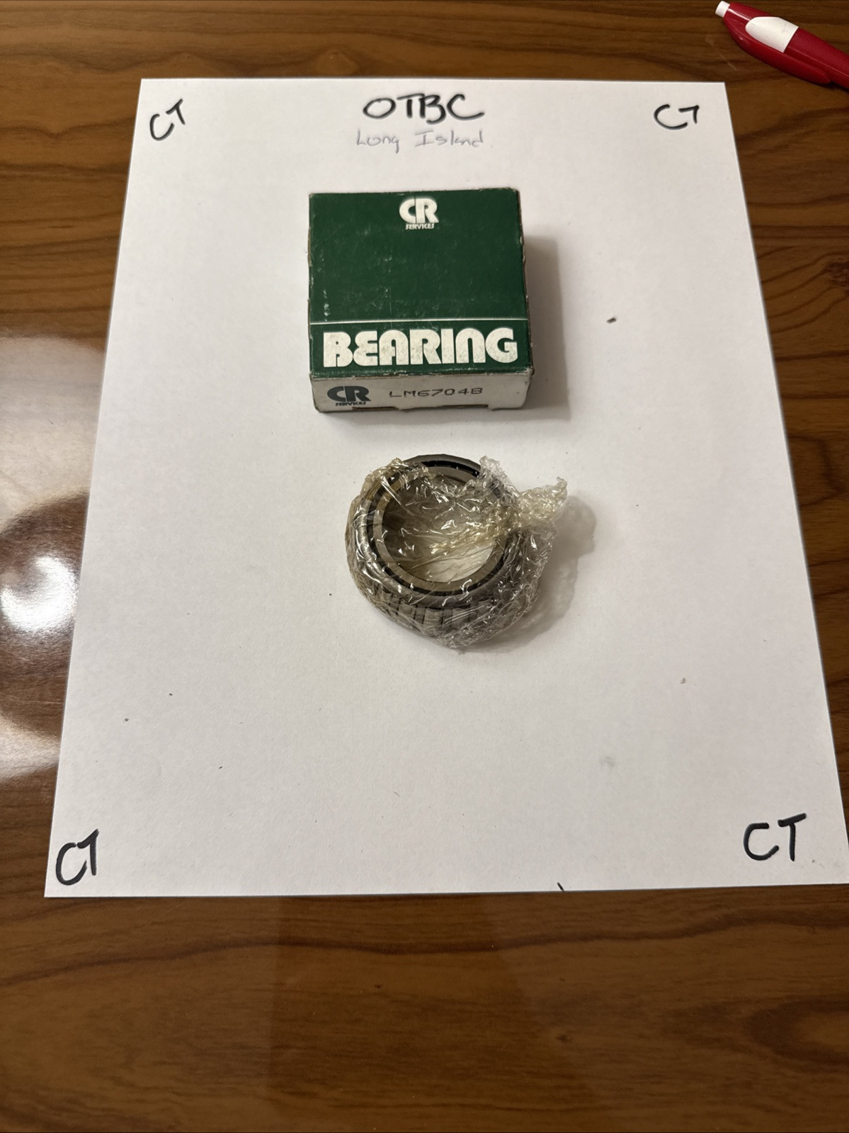 Cr Services LM67048 Bearing & Race LM67048 replaces Timken SKF