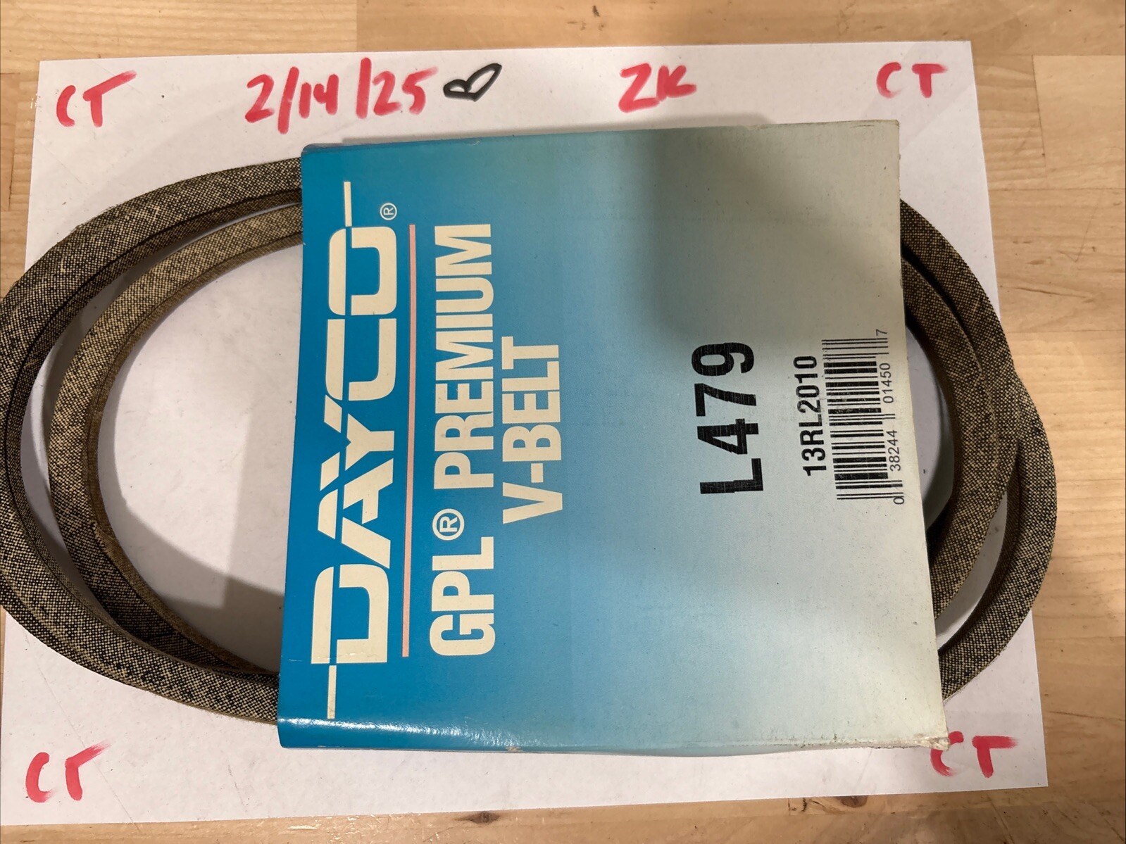 Dayco GPL Premium L479 V Belt
