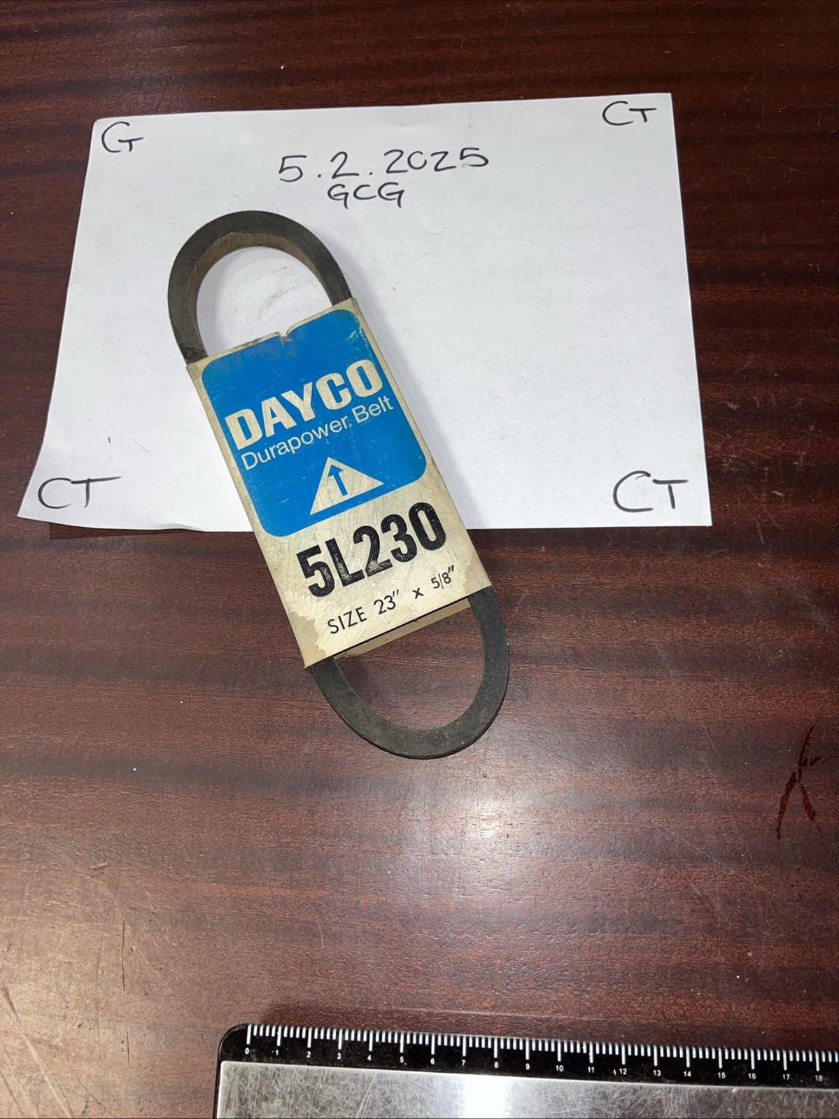 Dayco V Belt 5L230