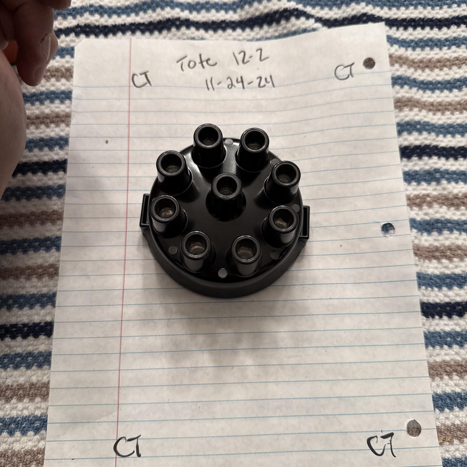 Delco D302 1837974 distributor cap #2