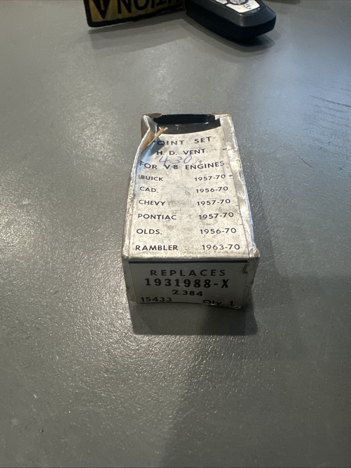 Delco Remy CONTACT SET D-106P 1931988 NEW OLD STOCK