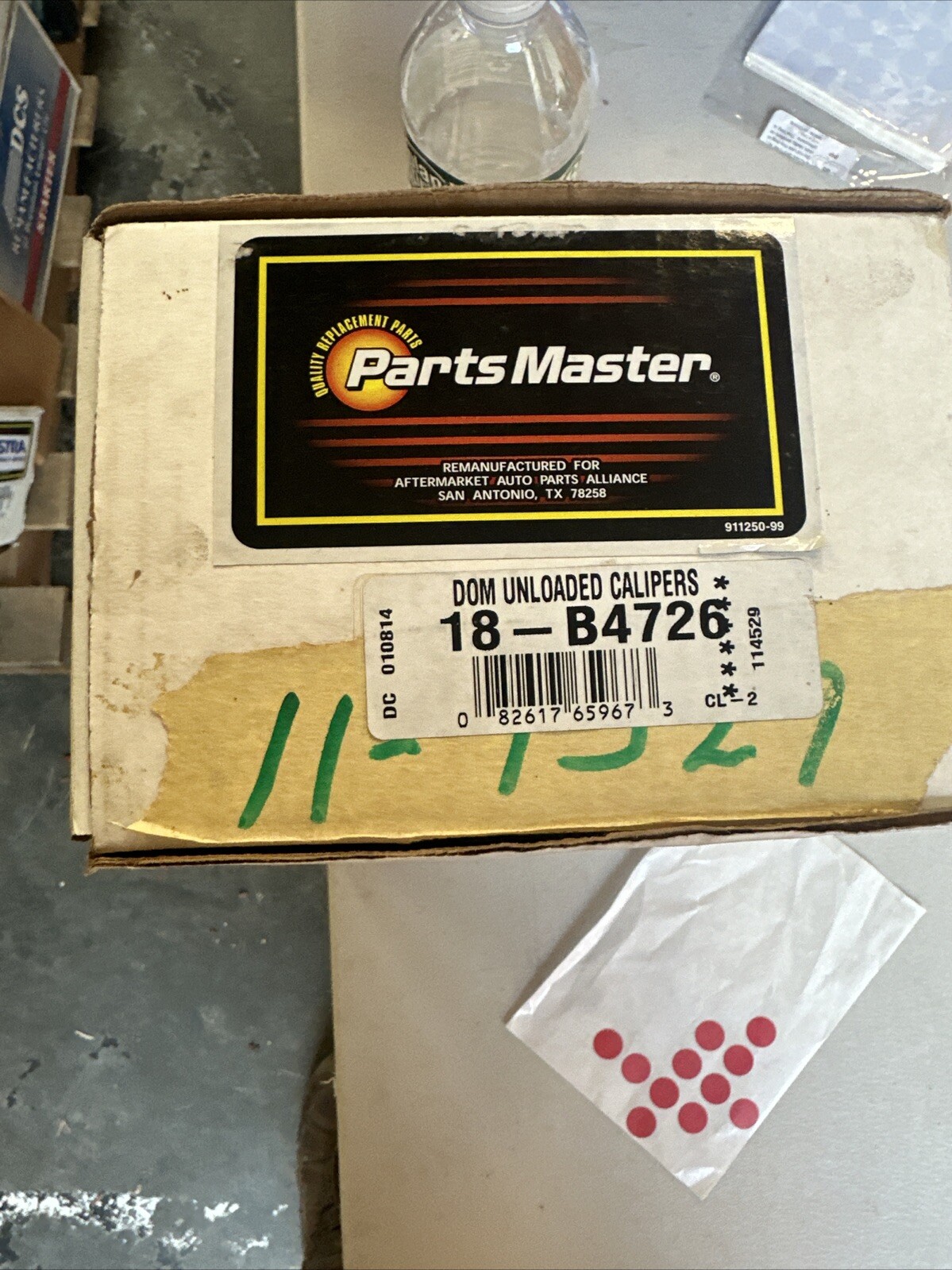 Disc Brake Caliper Parts Master 18-B4726 Reman