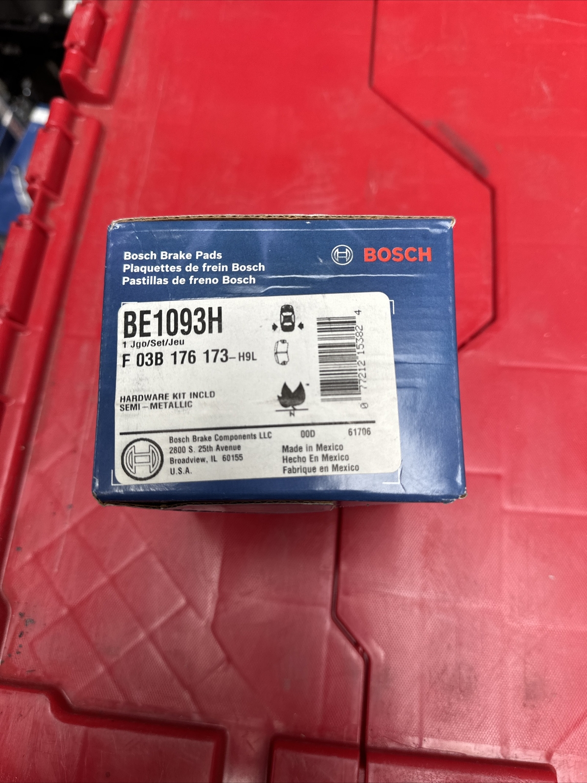 Disc Brake Pad Set-1 Rear Bosch BE1093H