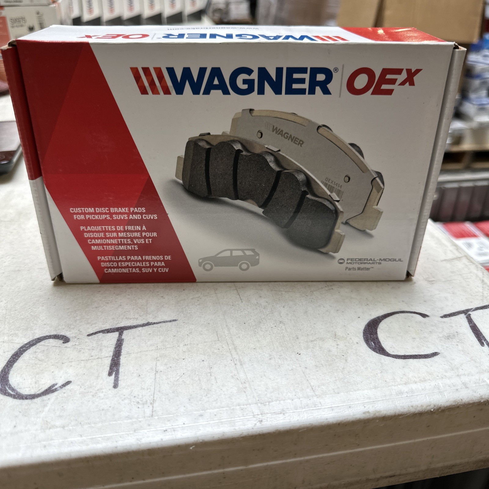 Disc Brake Pad Set-OEX Disc Brake Pad Rear Wagner OEX883 New