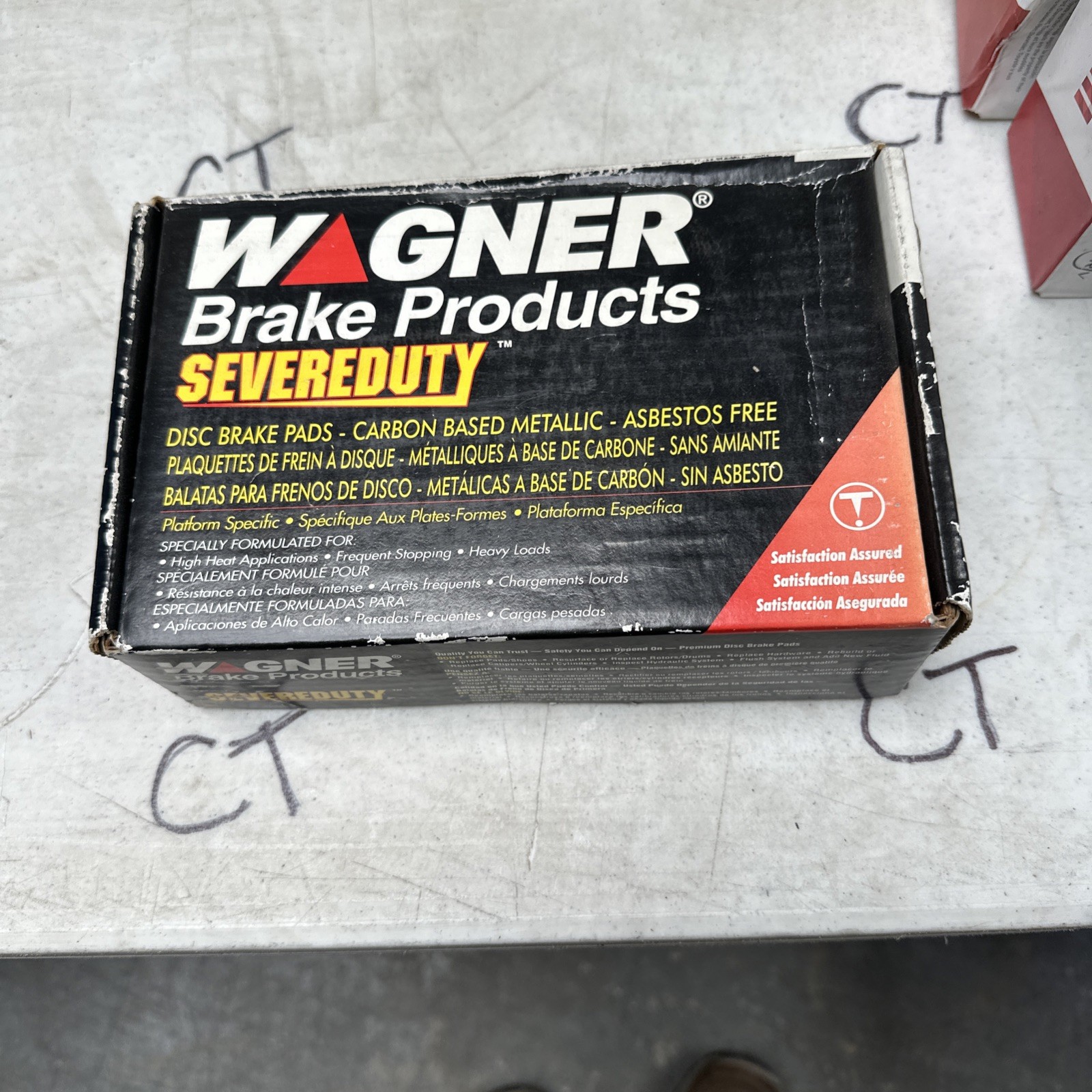 Disc Brake Pad Set-SevereDuty Disc Brake Pad Rear Wagner SX651