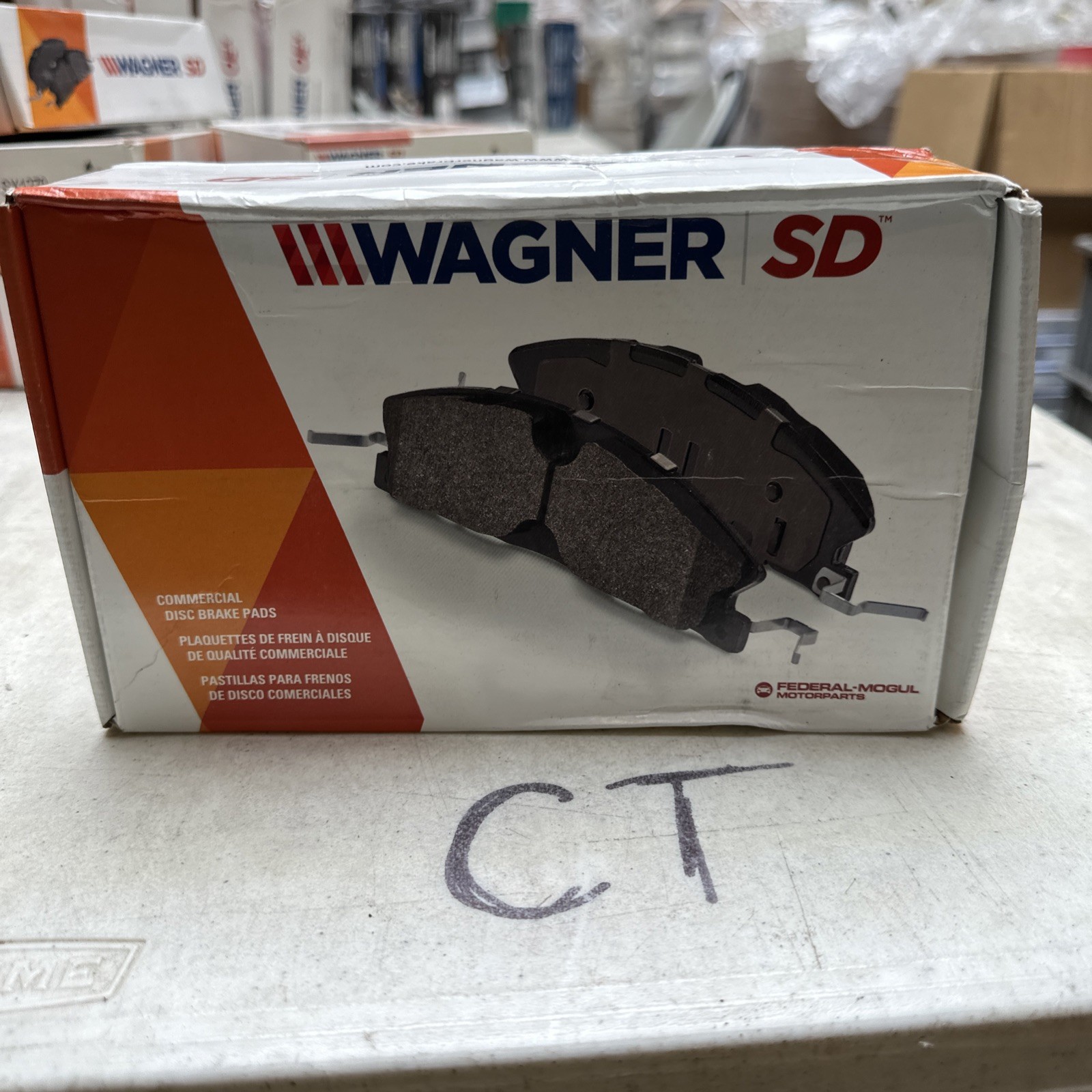 Disc Brake Pad Set-SevereDuty Disc Brake Pad Wagner SX1490