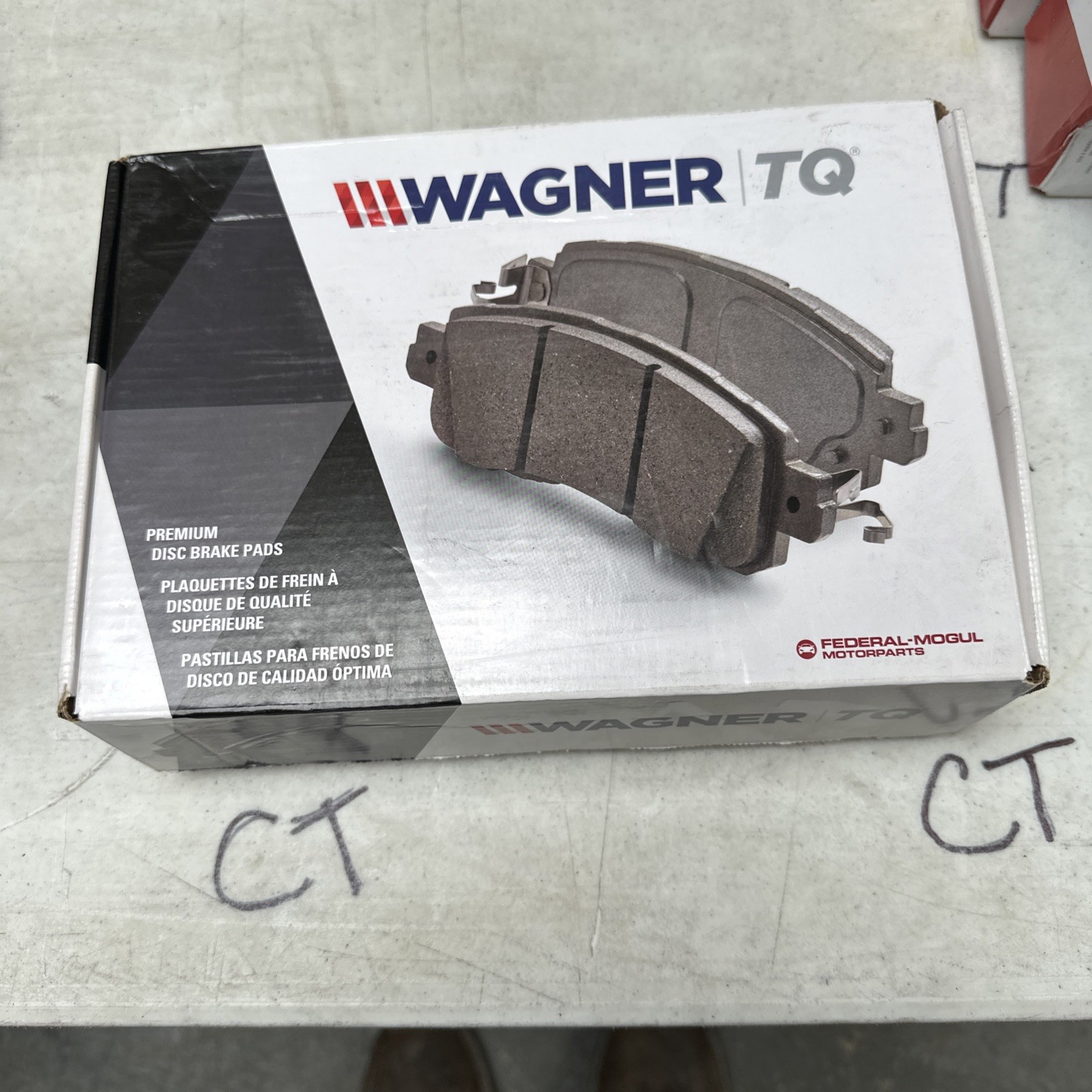 Disc Brake Pad Set-ThermoQuiet Disc Brake Pad Front Wagner MX915C