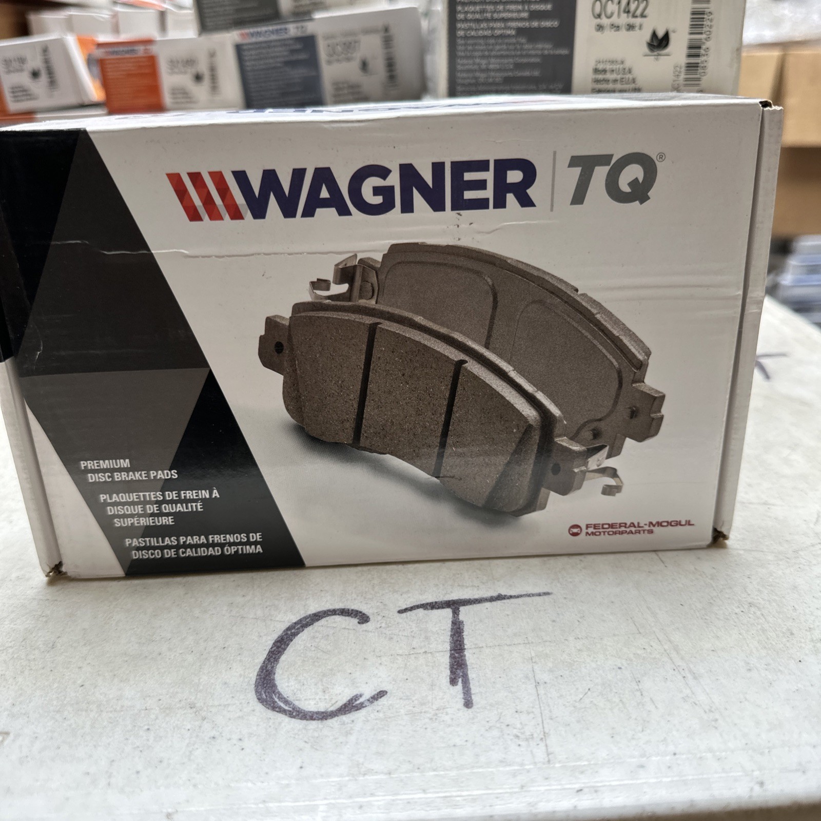 Disc Brake Pad Set-ThermoQuiet Disc Brake Pad Wagner QC1731