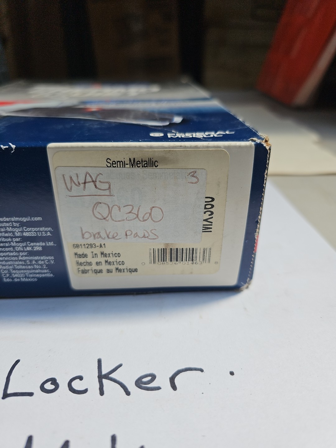 Disc Brake Pad Set-ThermoQuiet Disc Brake Pad Wagner QC360 - Image 4