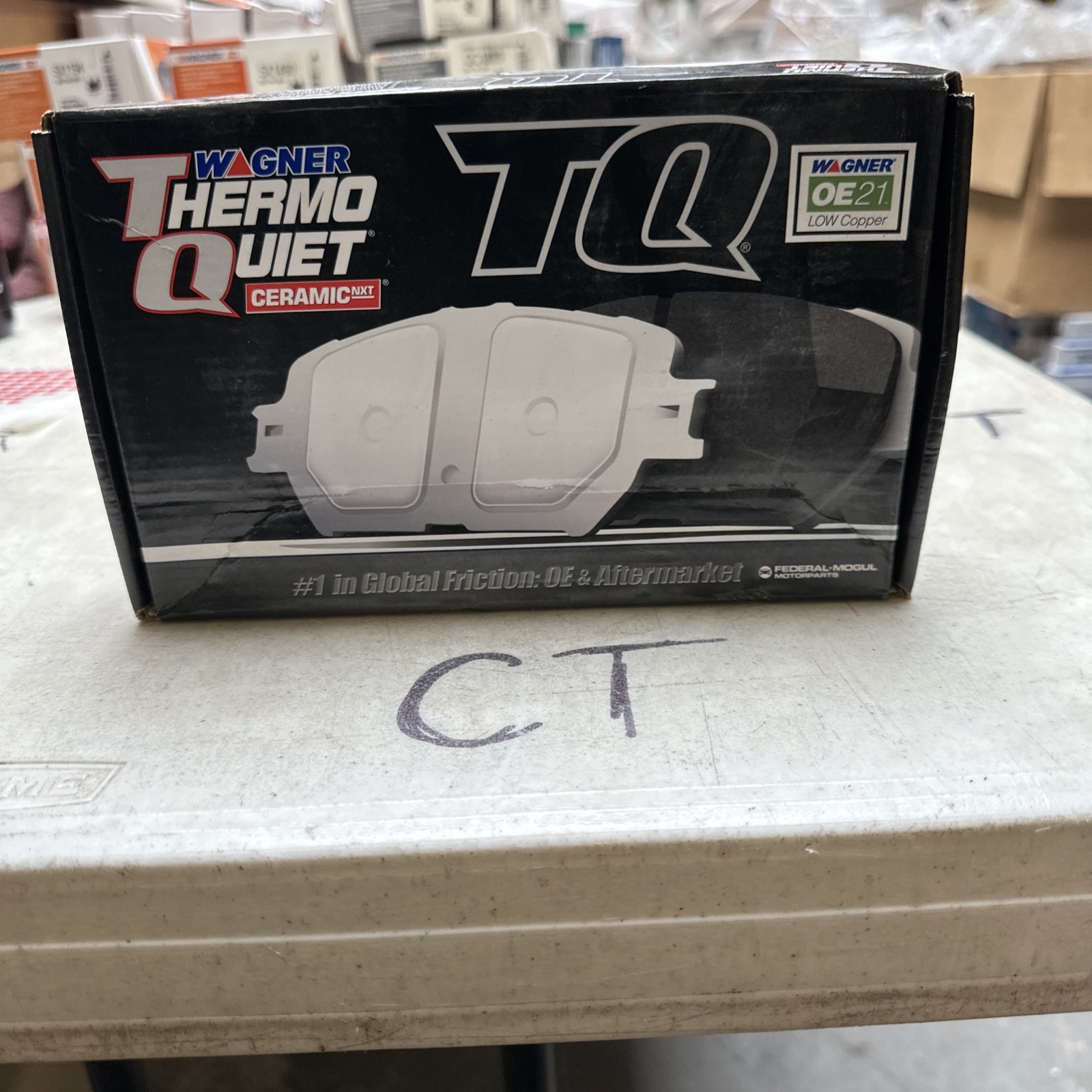 Disc Brake Pad Set-ThermoQuiet Disc Brake Pad Wagner QC752A