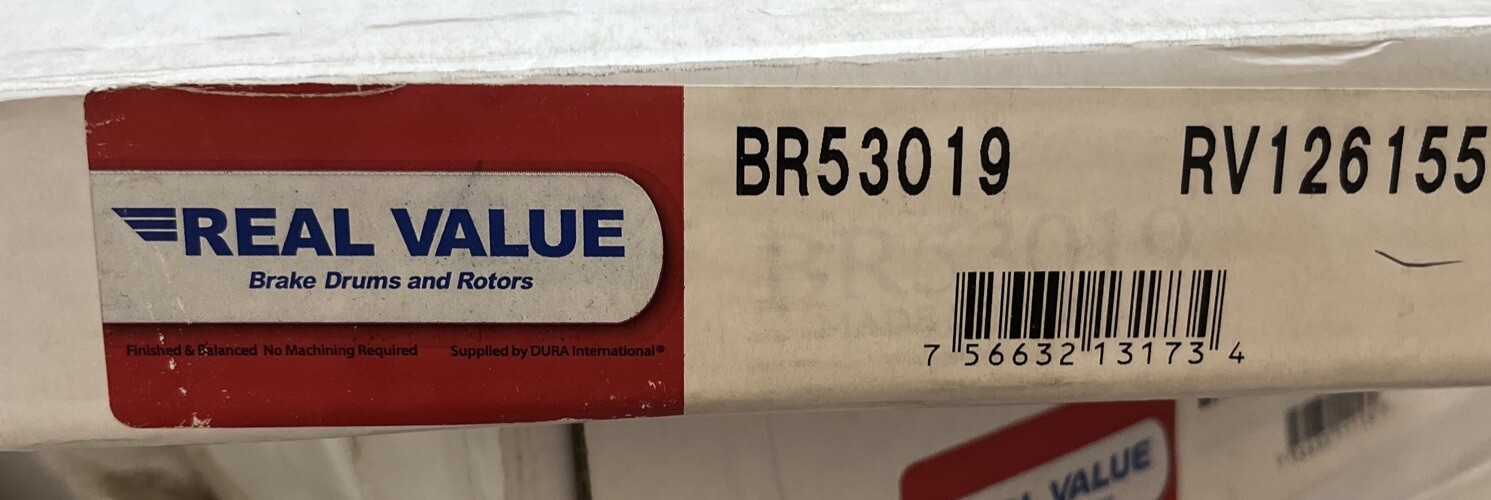 Disc Brake Rotor Front Real Value BR53019 fits 2004 Chrysler Pacifica
