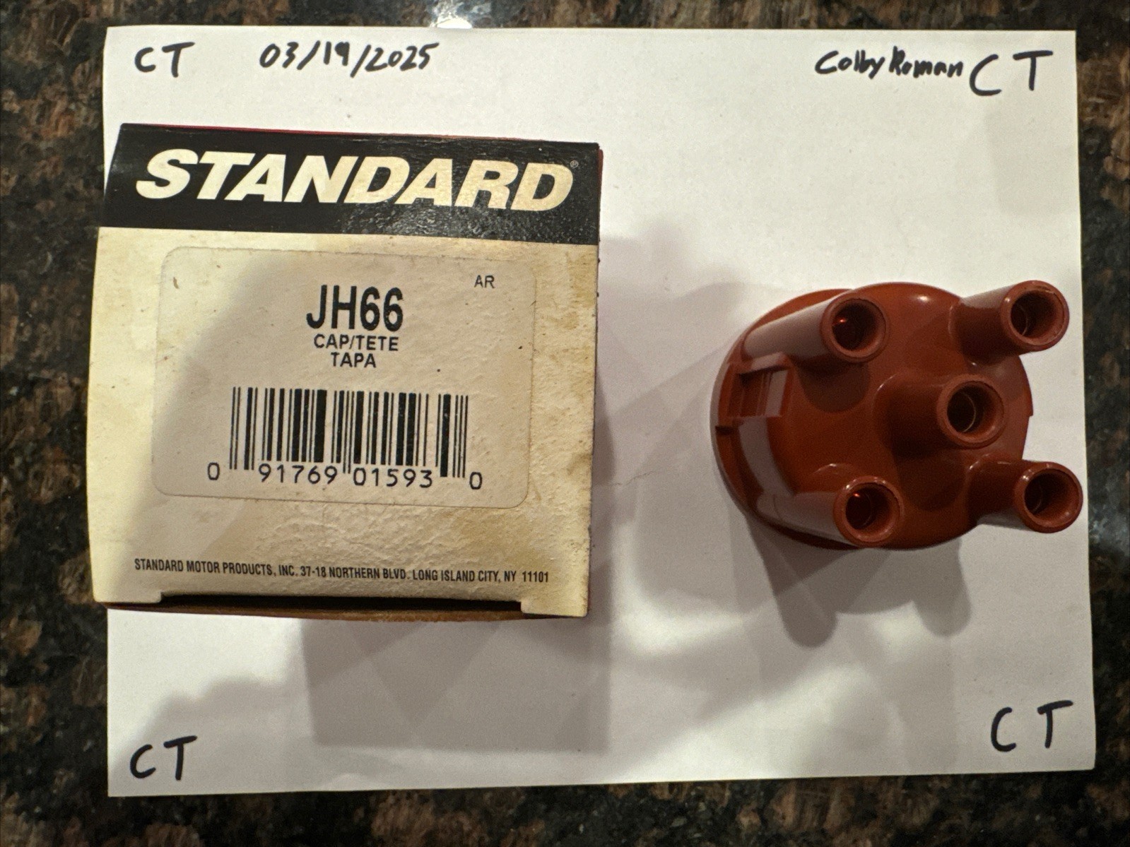 Distributor Cap Standard JH-66