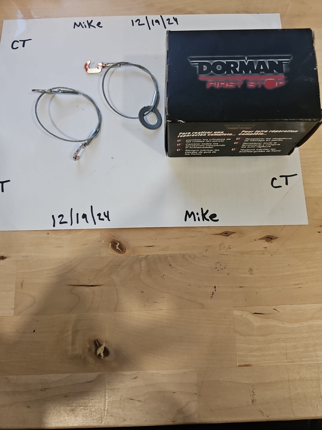 Dorman HW2107 Drum Brake Self Adjuster Cable Box Of 2