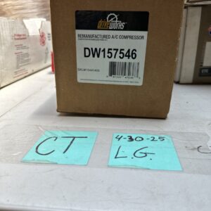 Driveworks Remanufactured GM OE-Vane Compressor W/ Clutch DW157546 Sku10441406
