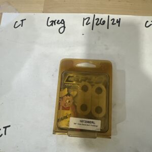 EARLS 167206ERL 3/8in. Polished Alum. Hose/Tube Separators-2pk