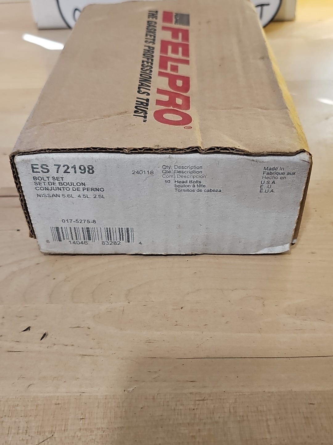 ES 72198 FelPro Engine Cylinder Head Bolt Set 5.6l 4.5l 2.5l USA Stock - Image 3