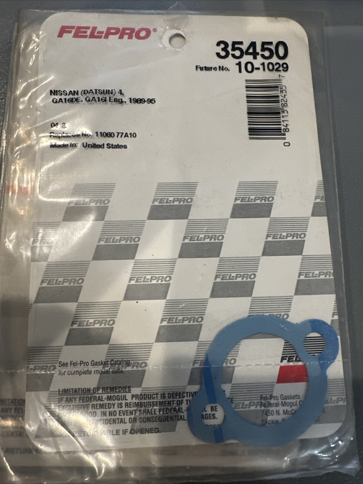 Engine Coolant Outlet Gasket Fel-Pro 35450