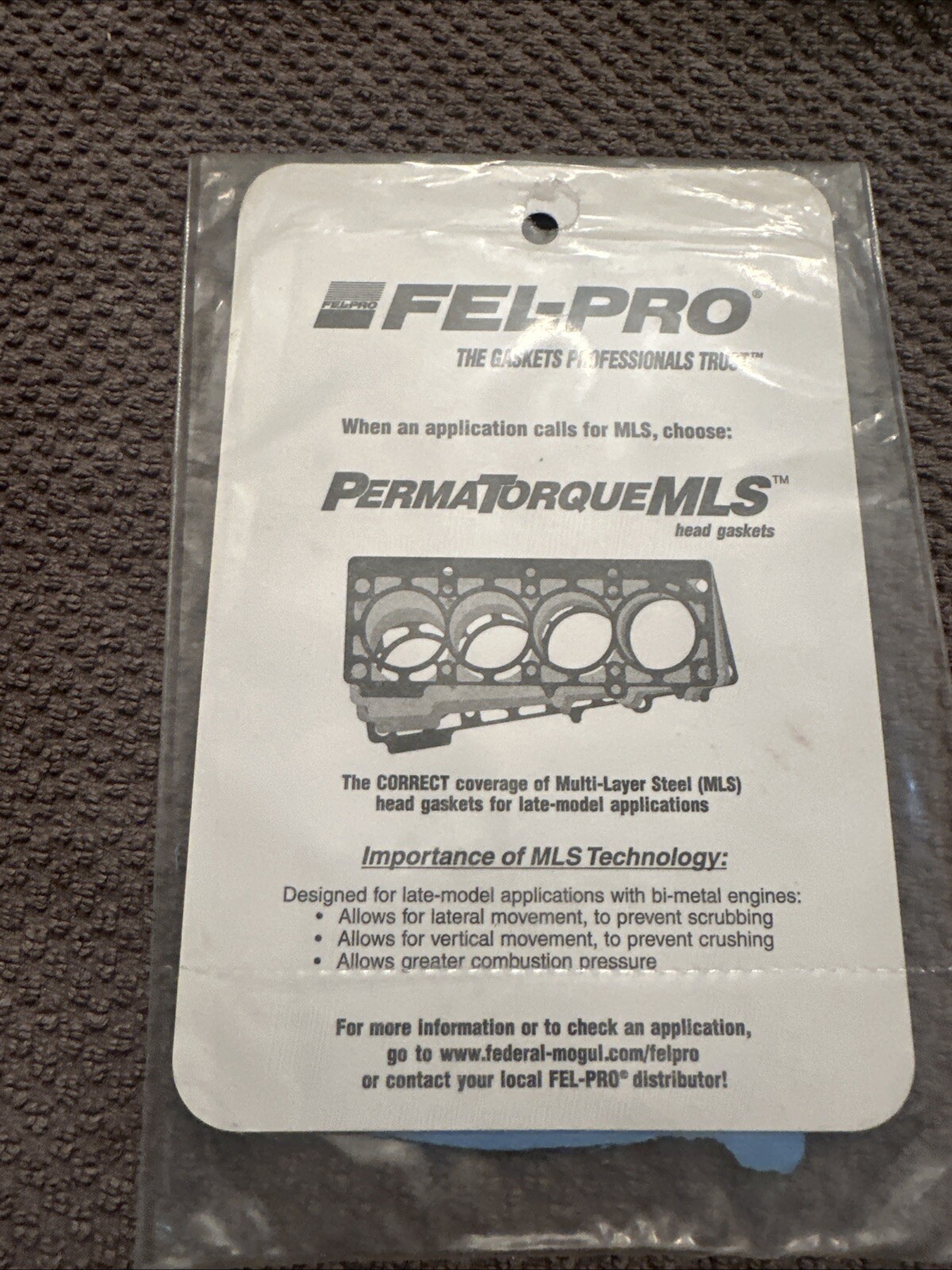 Engine Coolant Outlet Gasket Fel-Pro fits 81-92 Toyota Land Cruiser 4.2L-L6 - Image 3