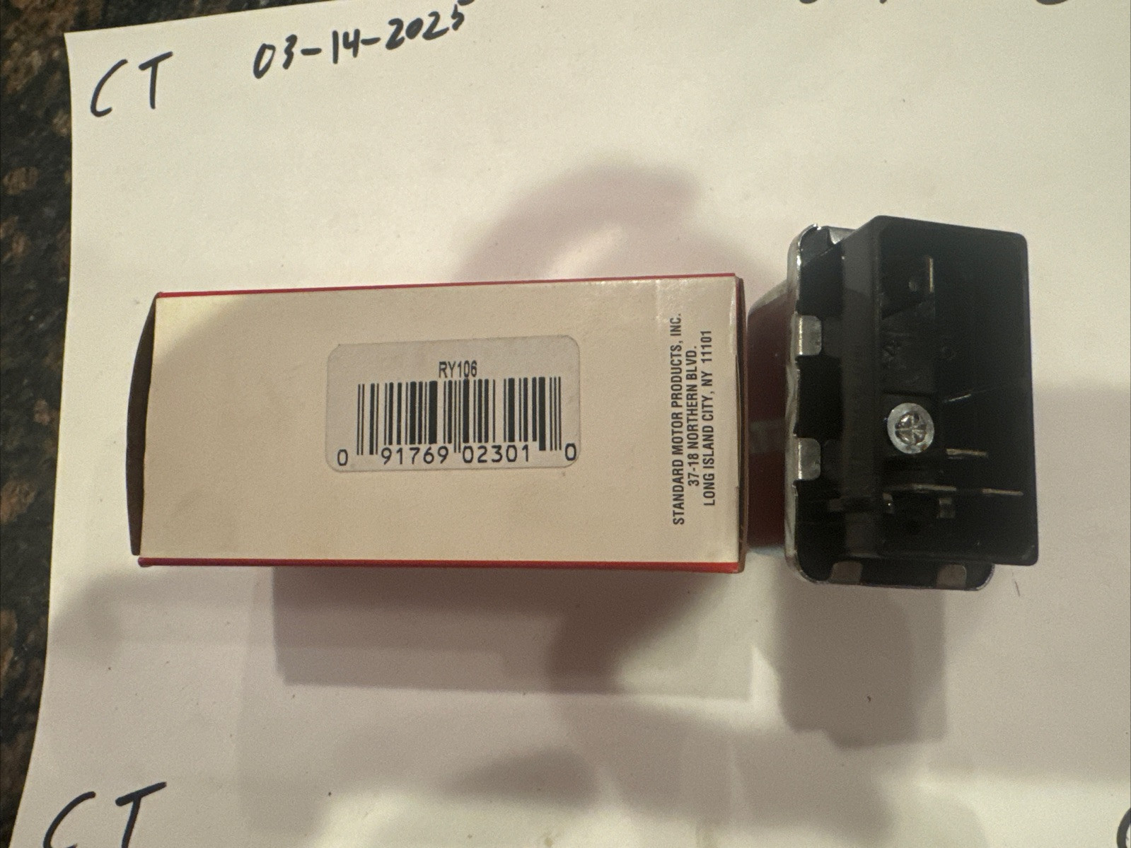 Engine Cooling Fan Motor Relay Standard RY-106 - Image 4